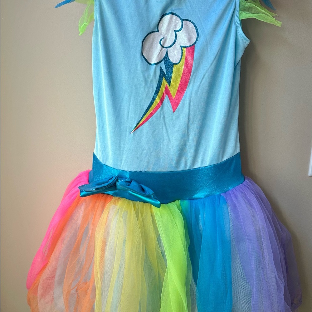 My Little Pony Blue and Yellow Superhero Costume Rainbow Dash